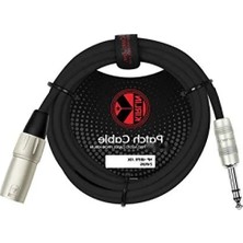 Hakay 3 Metre Uzunluğunda Xlr M - 1/4'' Trs Mikrofon Kablosu