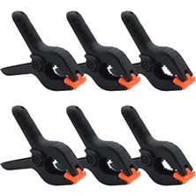 Hakay 6 Adet Yaylı Kelepçe Seti, 4 Inç Sıkıştırma Için