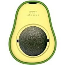 Hakay Catnipli Doğal Kedi Yalama Topu - Avokado Şeklinde, 6 cm