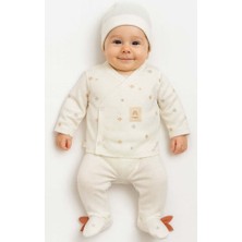 Bistyle Zıbın Takımı 3lü Ocean And Starfish Ekru