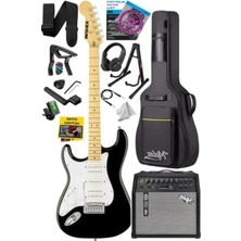 Hakay Şarjlı Bt Amfili Elektro Gitar Seti - 50W, Hsh Manyetik