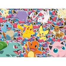 Hakay 100 Parça Renkli Pokemon Yapboz