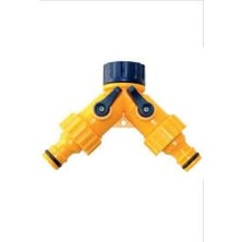 Hakay Çift Çıkışlı Vana Adaptörü, 1/2-3/4 Ölçülerinde