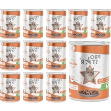 Hakay Somonlu Jöleli Yetişkin Kedi Konserve Maması 400 gr x 12 Adet
