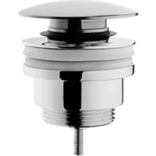 Hakay Yuvarlak Lavabo Süzgeci, Universal, Basmalı, Krom