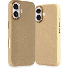 CT Stones Joko Apple iPhone 16 Wonder Deri Magsafe Kapak - Bronz