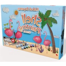 Hakay Deniz Kabuğu Boyama Etkinlik Seti - Flamingo Teması