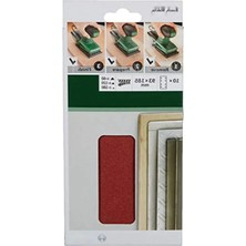 Hakay 10'lu Titreşimli Zımpara Kağıdı Seti, 93X185 Mm, 60/120/180 Kum