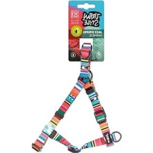 Hakay Dayanıklı Urban Style Jazz Stripes Göğüs Tasması - S