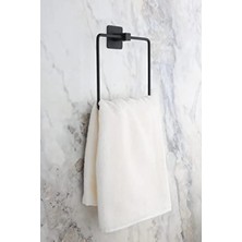 Hakay Kendinden Yapışkanlı Siyah Kare Havluluk - Pratik ve Şık