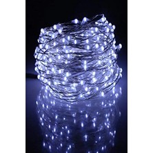 Hakay 5 Metre Pilli Dekoratif Beyaz LED Aydınlatma Işığı