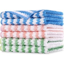 Hakay 6 Adet Süper Emici Mikrofiber Temizlik Bezi - 25X25 cm