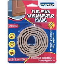 Hakay Kahverengi Kapı Altı Sızdırmaz Bant - 40MM x 110CM