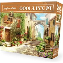 Hakay 1000 Parça Eğlenceli Eski Sokak Puzzle Seti