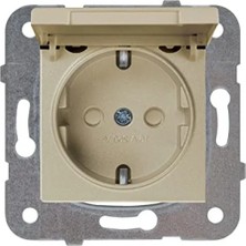 Hakay Kapaklı Topraklı Priz Mekanizması - Çocuk Koruma ve Çabuk Bağlantı Özelliği