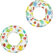 Hakay Renkli Meyve Dünyası Yüzme Simidi - 61 cm