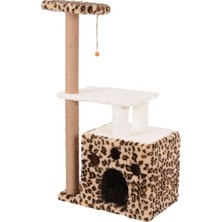Hakay Dayanıklı Kedi Tırmalama Yüzeyi, Leopar Desenli