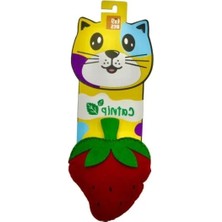 Hakay Catnipli Çilek Şeklinde Kedi Oyuncağı