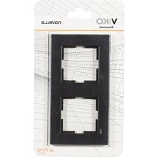 Hakay Ikili Çerçeve – Siyah Plastik Tasarım