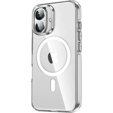 CT Stones Joko Apple iPhone 16 Crystal Magsafe Kapak - Şeffaf