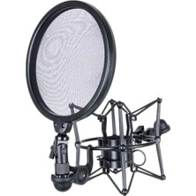 Hakay Profesyonel Shock Mount Standı ve Pop Filtre Seti