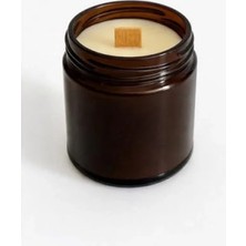 Hakay Vanilya, Tarçın ve Portakal Aromalı Dekoratif Ahşap Fitil Mum 200 ml