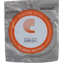 Hakay Yüksek Kaliteli Akustik Tek Tel, 80/20 Bronze Wound (Kalınlık: 022, 5'li Paket)