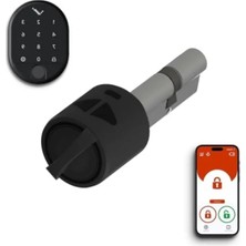 Hakay Akıllı Motorlu Silindir Kapı Kilidi – Telefondan Kontrol ve Şarj Edilebilir Özellikler