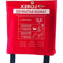 Hakay 100X100 cm Yangın Söndürme Battaniyesi