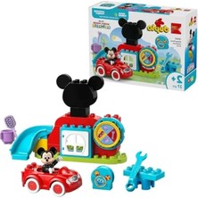 Hakay 27 Parça Eğitici Yapım Seti - Mickey Fare Kulüp Evi ve Arabası