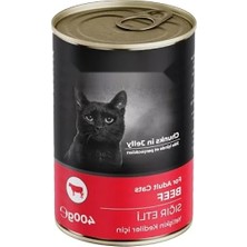 Hakay Yetişkin Kediler Için Sığır Etli Konserve Mama (400 Gr)