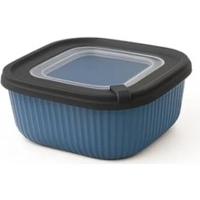 Hakay 600 ml Kapasiteli Renkli Plastik Saklama Kabı, Vakum Kapaklı