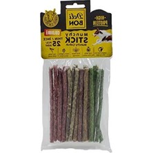 Hakay Karışık Renkli Deri Munchy Çubuk Seti - 25 Pcs