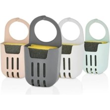 Hakay Askılı Akıllı Lavabo Süngerliği - Drenajlı, Kompakt Tasarım (10X18 Cm)