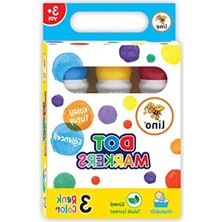 Hakay 3'lü Yıkanabilir Parmak Boyası Seti