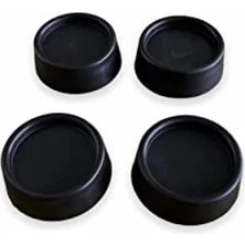 Hakay Çamaşır Makinesi Titreşim Önleyici Kaydırmaz Ayak Seti - 4 Adet (Siyah)