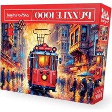 Hakay 1000 Parça Istiklal Caddesi Manzaralı Puzzle