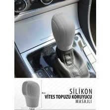 Silikon Vites Topuz Kılıfı, Golf, Skoda, Seat, Dsg Uyumlu, Gri Renk