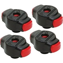 Hakay Siyah Renk Hızlı Ayarlanmış Zil Mate Seti (4 Adet)