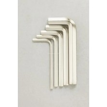 Hakay 5 Parça Alyan Anahtar Seti, Krom-Vanadyum Çelik, Dayanıklı ve Ergonomik