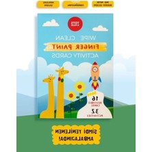 Hakay Silinebilir Parmak Boyası Aktivite Kartları - Yaratıcı Eğlence