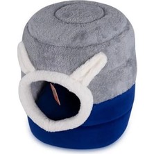 Hakay Geniş Iç Hacimli Kedi Evi, Gri Mavi