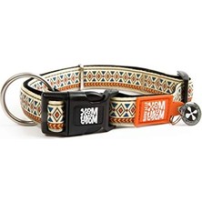 Hakay Akıllı Künyeli Köpek Boyun Tasması – S Boyut, Etnik Desen