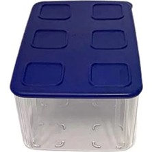 Hakay 2,5 L Kapasiteli Şeffaf Dikdörtgen Buzdolabı Konteyneri - Uzun Ömürlü