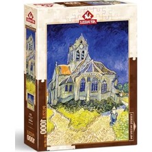 Hakay Vincent Van Gogh 1000 Parça Kilise Sanat Puzzle