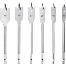 Hakay 6'lı Yaprak Matkap Ucu Seti - Yüksek Karbon Çelik