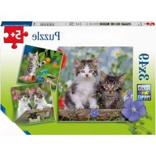 Hakay 3 x 49 Parça Eğlenceli Puzzle Seti