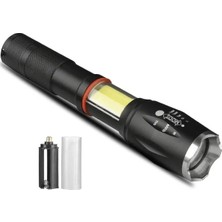 Hakay 8000 Lümen Cob Lambalı Mıknatıslı El Feneri - 6 Mod