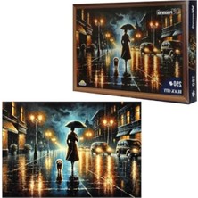 Hakay 250 Parça Black City Puzzle - Farklı Yaş Gruplarına Uygun