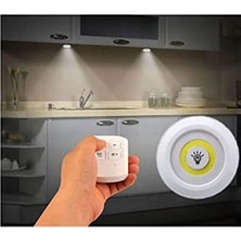 Hakay Uzaktan Kumandalı Kablosuz 3'lü Spot LED Lamba